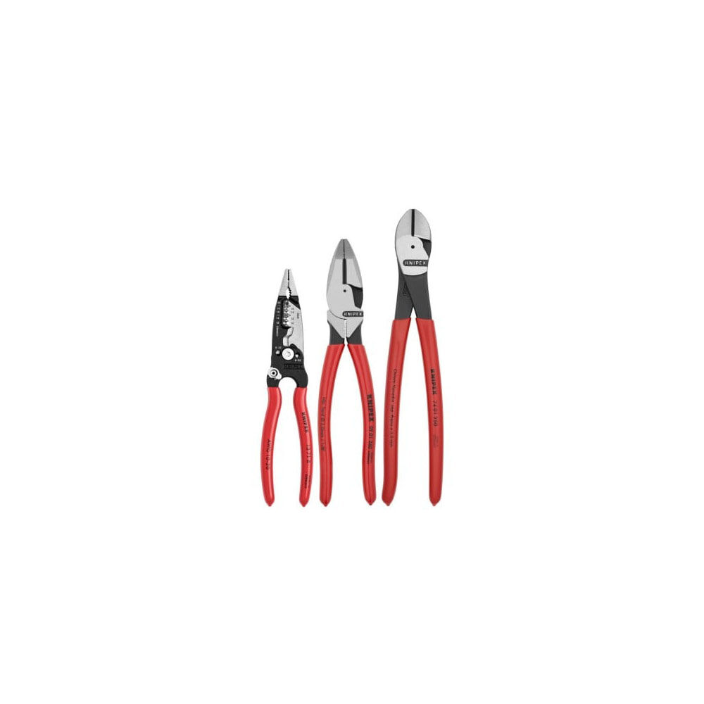 Knipex Chrome Vanadium Heavy-Duty Steel Electrical Set 3pc, large image number 1