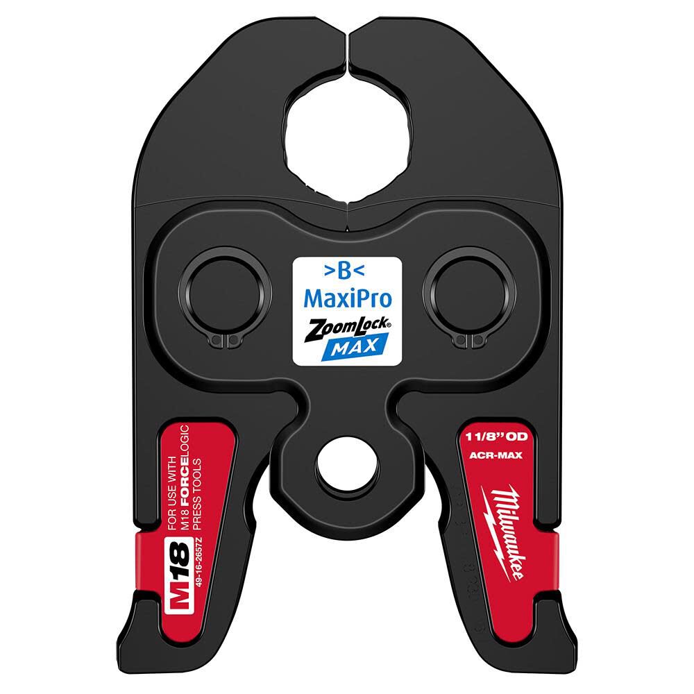 Milwaukee 1-1/8 Inch ZoomLock MAX Press Jaw for M18 FORCE LOGIC Press Tools, large image number 1