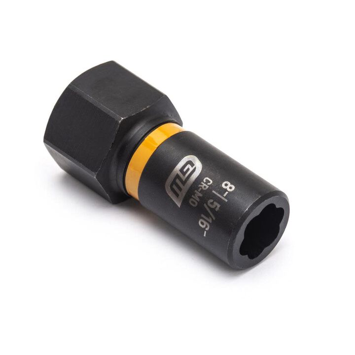 GEARWRENCH 1/4 Drive Bolt biter Impact Extraction Socket 8- mm (5/16in-)