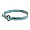 Titan Straps 15 Inch Slate Gray Polyurethane Mini Strap with Nylon Buckle - 4 Pack, small image number 1