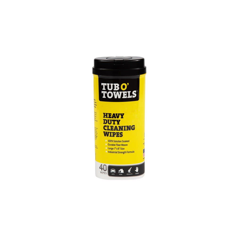 Tub O Towels Heavy Duty Cleaning Wipes 40qty, large image number 1