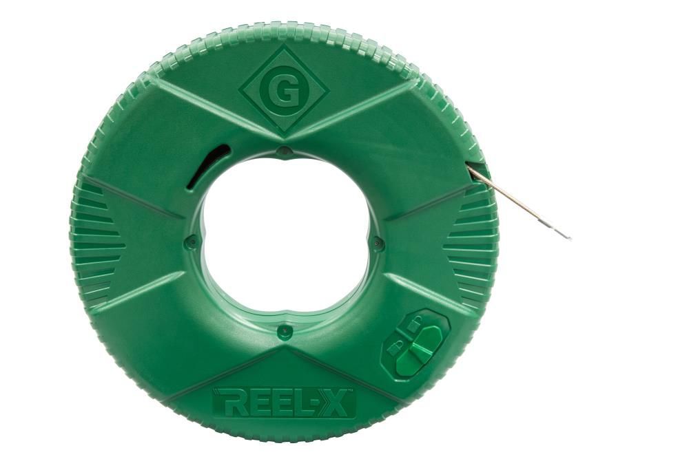 Greenlee 125' REEL X 1/8in Stainless Steel Fish Tape, large image number 1