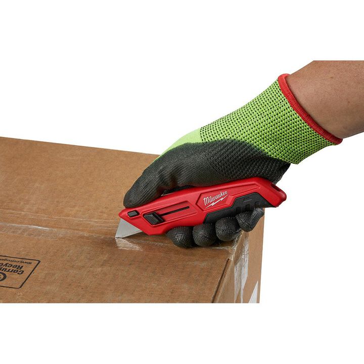 Milwaukee High Visibility Cut Level 5 Polyurethane Dipped Gloves, large image number 5