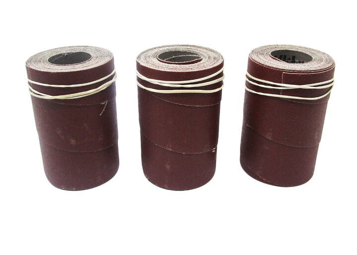 Powermatic Precut Abrasive Strips for PM2244 Drum Sander, 220 Grit, 3 Pieces, large image number 0