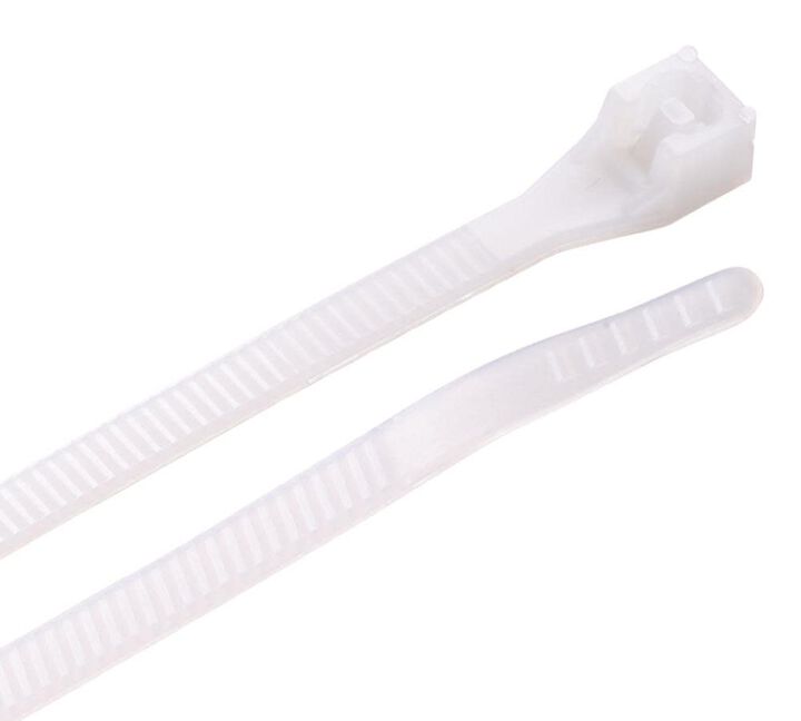 Gardner Bender DoubleLock Cable Tie Natural 8 In. (75 lb) 1000/Bag