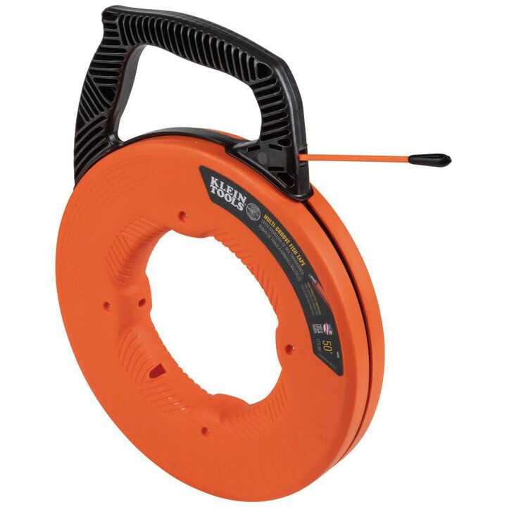 Klein Tools 50' Multi-Groove Fiberglass Fish Tape