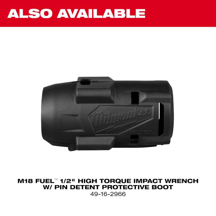 Milwaukee M18 FUEL 1/2in High Torque Impact Wrench with Pin Detent (Bare Tool), large image number 8