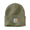 Carhartt A18 Acrylic Knit Cuffed Beanie, Dusty Olive, OSFM, small image number 2