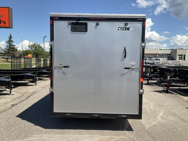 Legend Premium Trailers 7x18ft Steel Cyclone Series V-Nose Enclosed Cargo Trailer, large image number 9