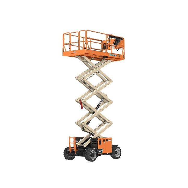JLG 33' Rough Terrain Scissor Lift 4.5kW Electric Powered 2WD, large image number 0