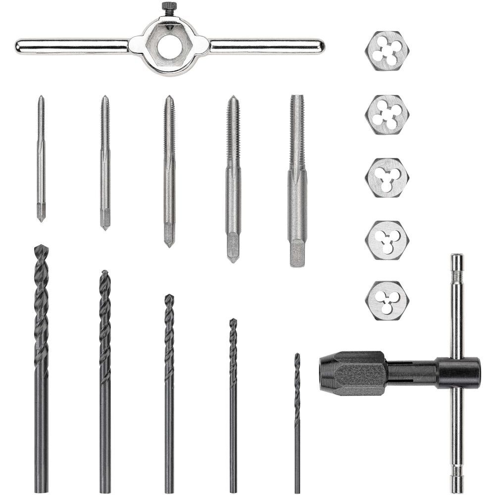 DEWALT Metric Tap and Die Set, 17 Pieces, large image number 1