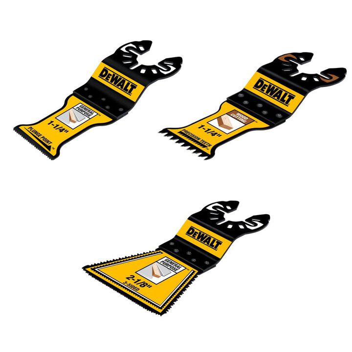 DEWALT Oscillating General Purpose Assortment, 3 Piece