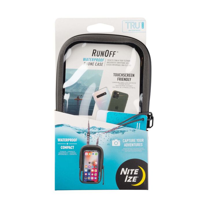 Nite Ize RunOff Waterproof Phone Case Charcoal
