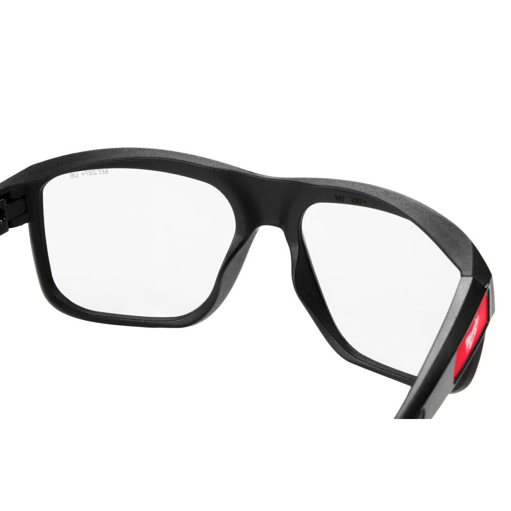 Milwaukee Full Frame Safety Glasses with Removable Side Shields Clear Anti-Scratch Lenses, large image number 6