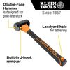 Klein Tools Lineman's Double-Face Hammer, small image number 2