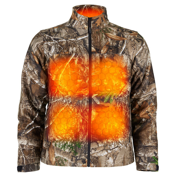 Milwaukee M12 12V Mens Heated Quietshell Jacket with Battery, Camo, Small
