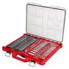Milwaukee 1/4in & 3/8 106pc Ratchet and Socket Set in PACKOUT - SAE & Metric, small image number 1