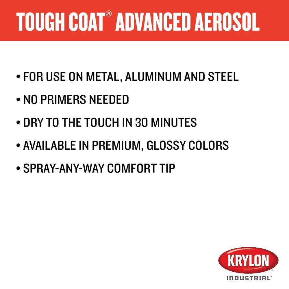 Krylon 15 Oz Flat Sheen Oxide Tough Coat Advanced Primer Red, large image number 3
