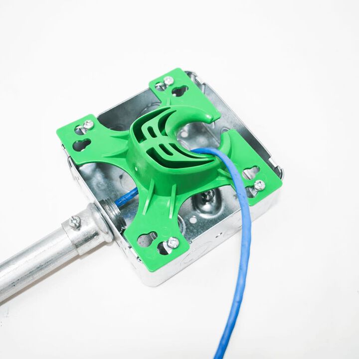 Rack-A-Tiers Vortex Plus Wire Pulling Guide for 4x4 and 4-11/16 Inch Electrical Box