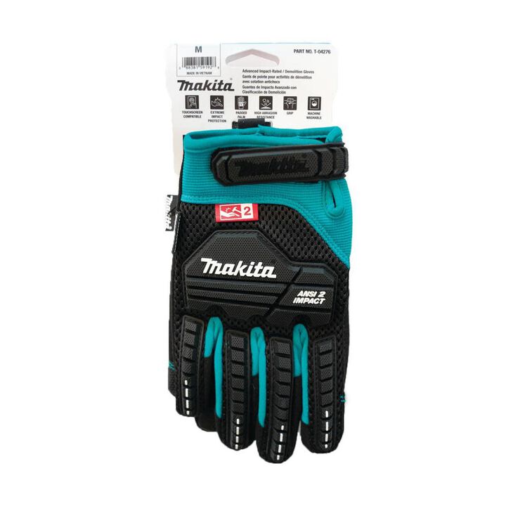 Makita Advanced ANSI 2 Impact Rated Demolition Gloves, large image number 3