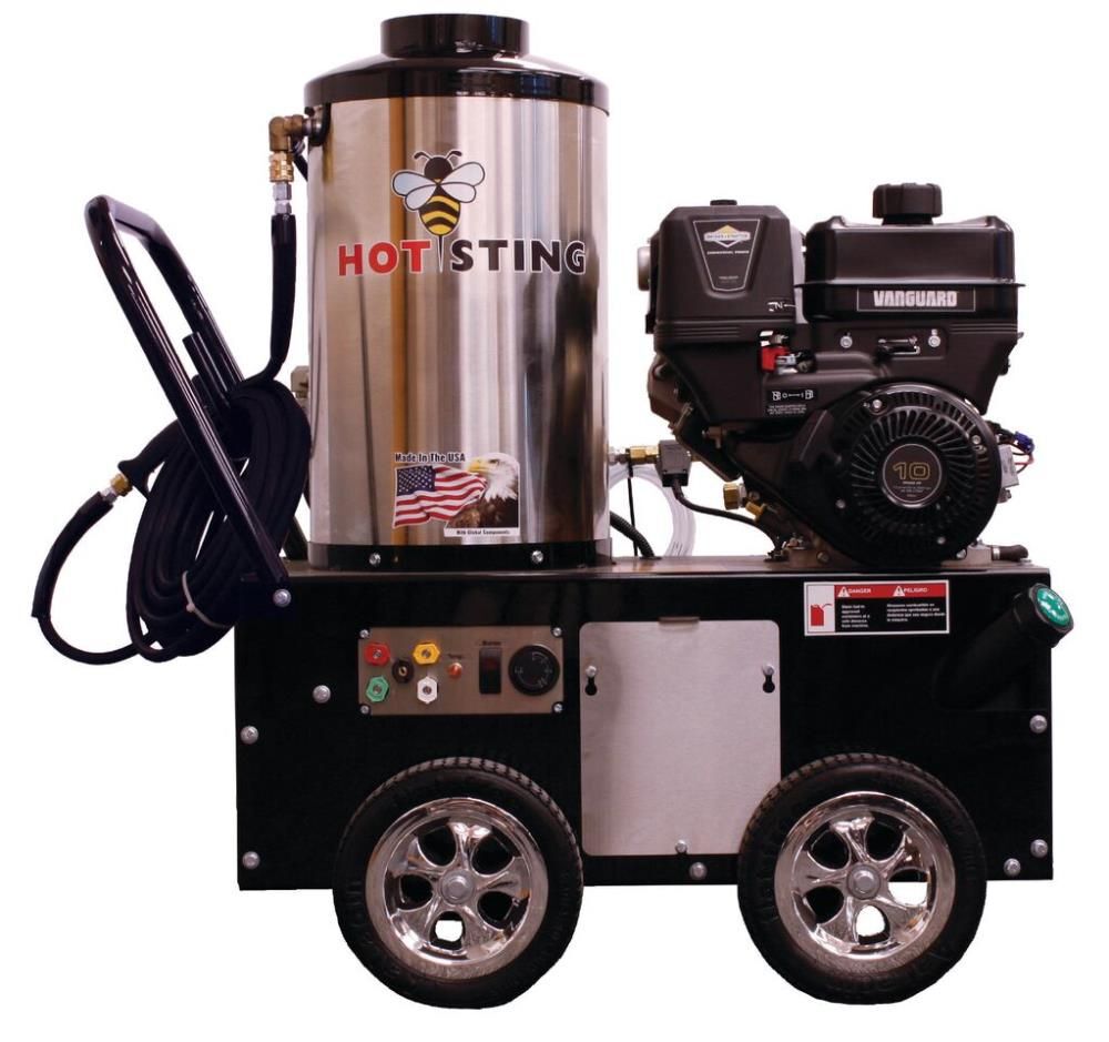 Hot Sting 3500 PSI 4.0 GPM Gas Powered Hot Water Pressure Washer with 5 Spray Nozzles, large image number 1
