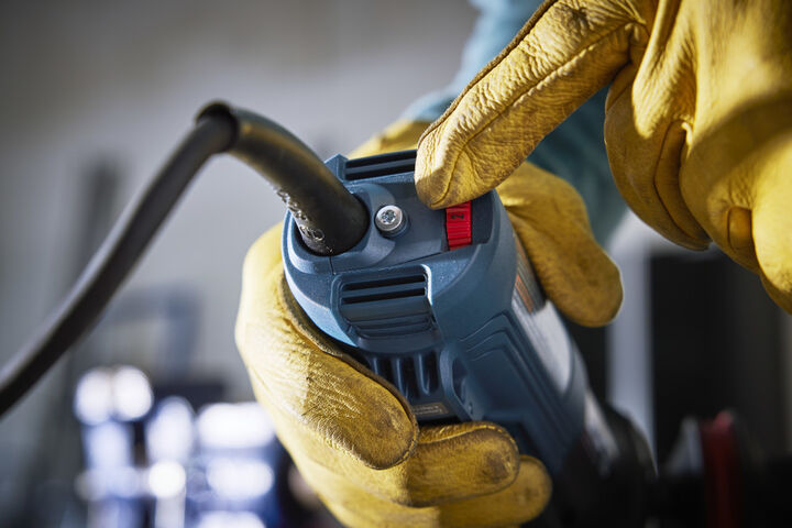 Bosch 6 Inch X-Lock Angle Grinder with No Lock-On Paddle Switch & Brake, large image number 6