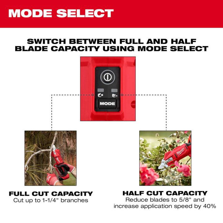 Milwaukee M12 Brushless Pruning Shears with M12 Starter Kit, large image number 3