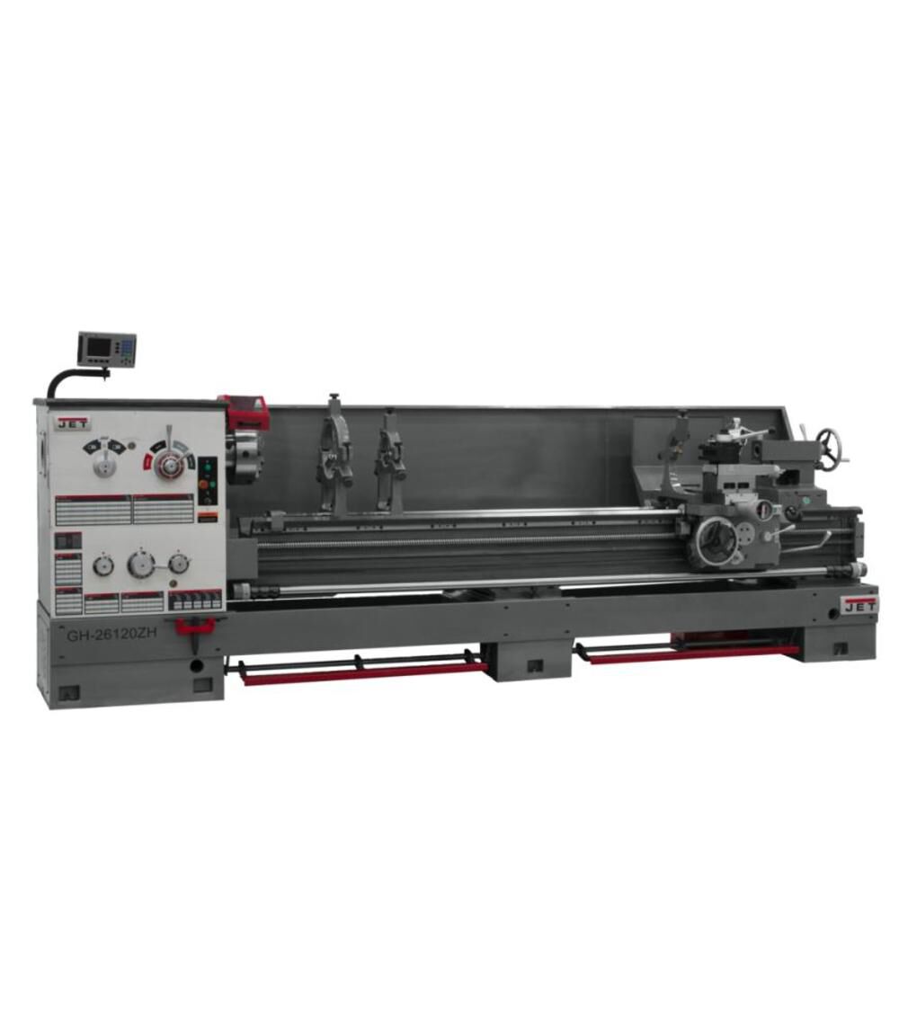JET GH-26120ZH with Newall DP700 DRO Metalworking Lathe, large image number 6