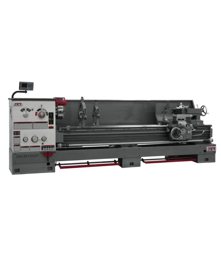 JET GH-26120ZH with Newall DP700 DRO Metalworking Lathe, large image number 5