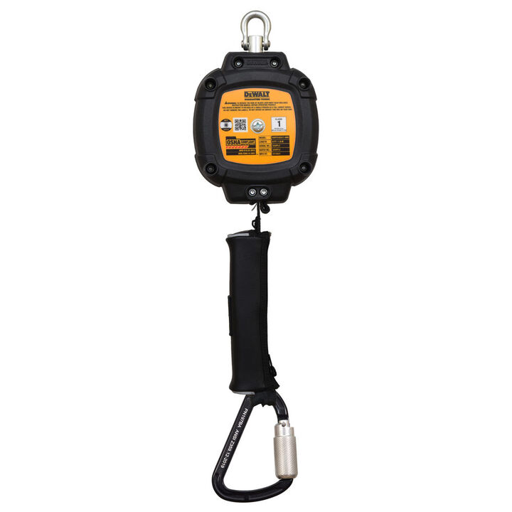 DEWALT Personal Self Retracting Lifeline Single Aluminum Carabiner, large image number 0