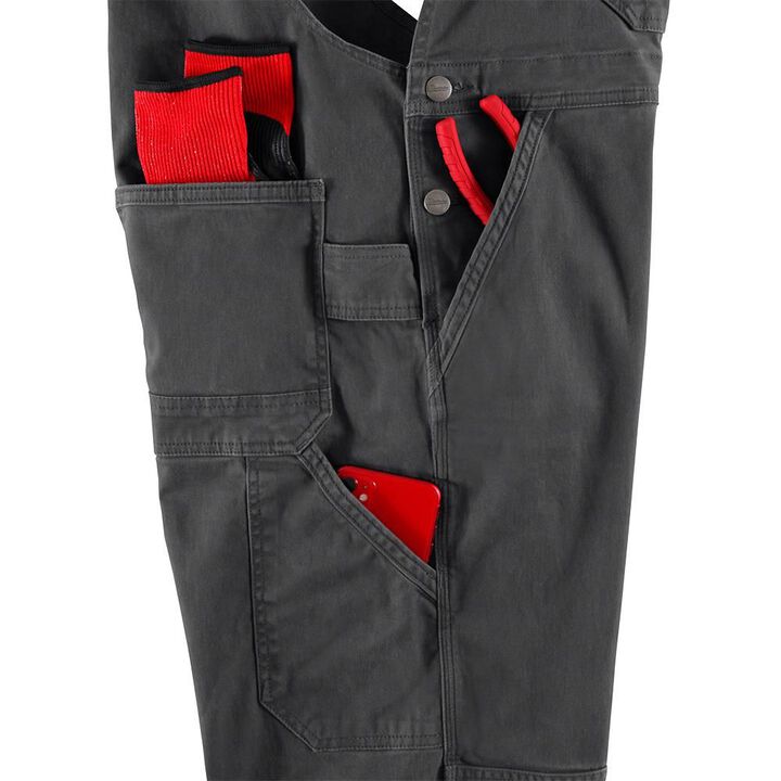 Milwaukee FREEFLEX Unlined Bib Overalls 36x30, large image number 9