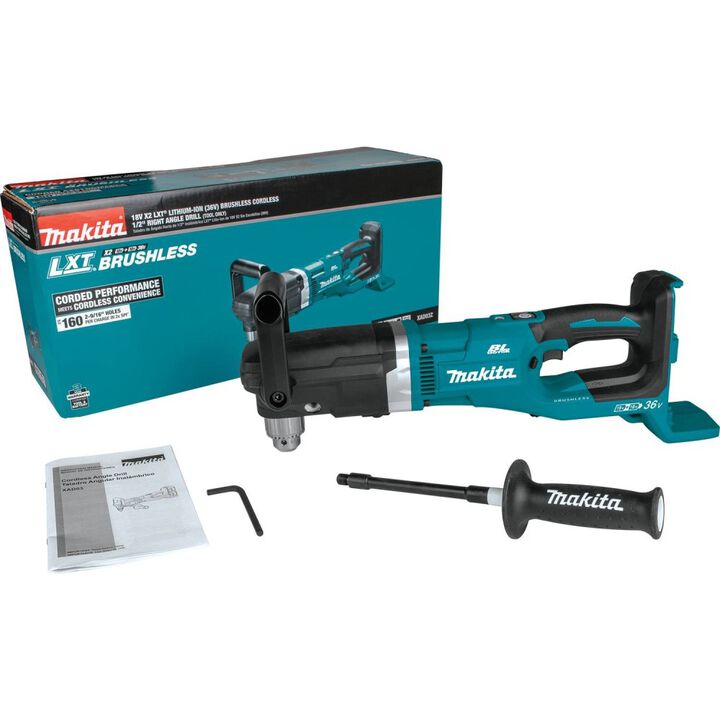 Makita 18V X2 (36V) LXT 1/2in Right Angle Drill (Bare Tool), large image number 13