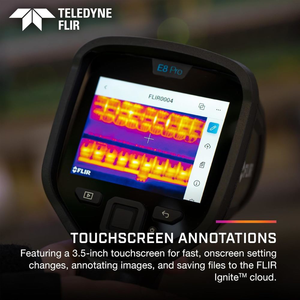 FLIR E8 Pro Thermal Camera with Ignite Cloud Kit, large image number 5