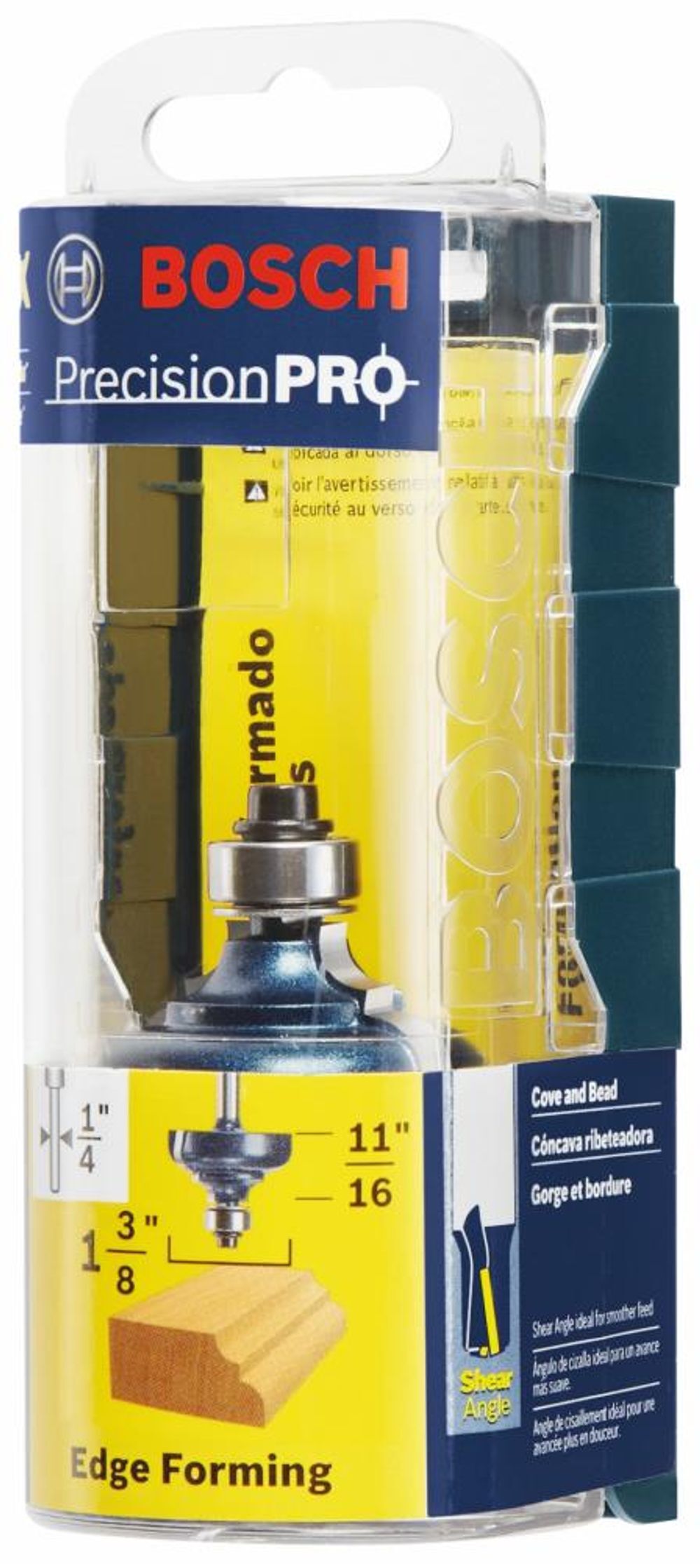 Bosch 1 3/8in x 11/16in Carbide Tipped Cove and Bead Router Bit, large image number 3