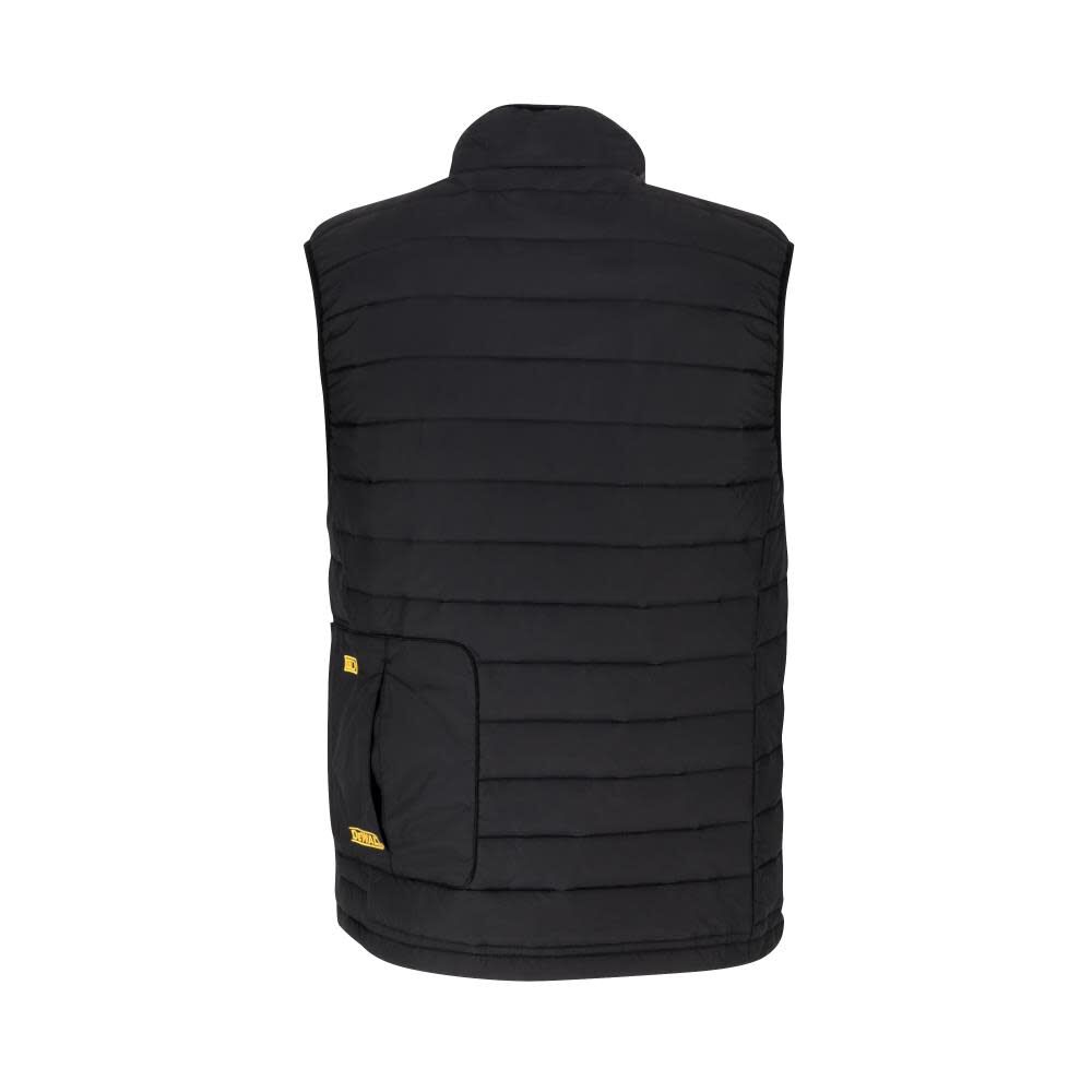 DEWALT Mens Heated Puffer Vest, Black, XL, large image number 13