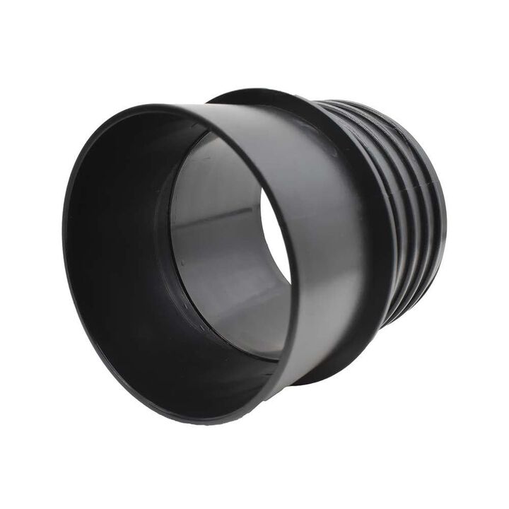 Big Horn 4 x 4 Inch Black Plastic Spiral End Quick Disconnect Adapter, large image number 1