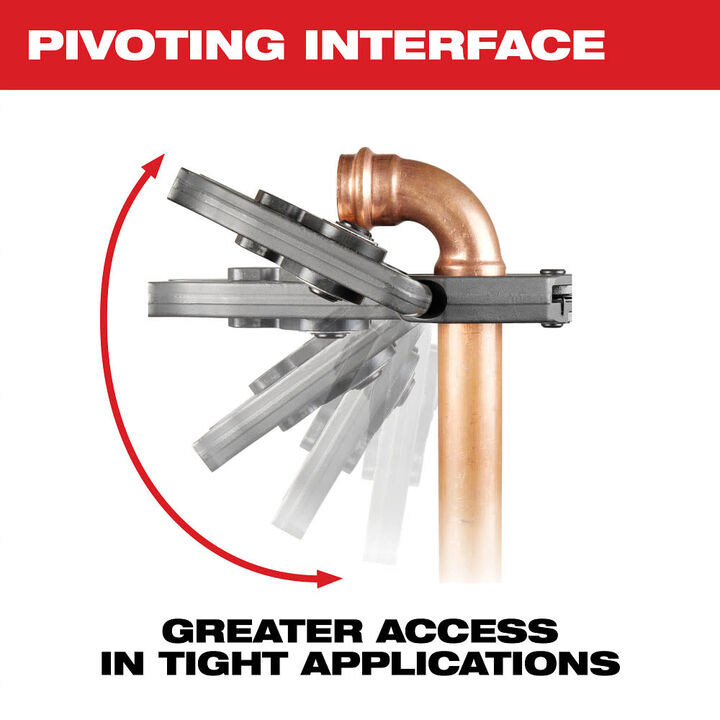 Milwaukee 1-3/8 Inch ZoomLock MAX and MaxiPro Pivoting Press Ring, large image number 8