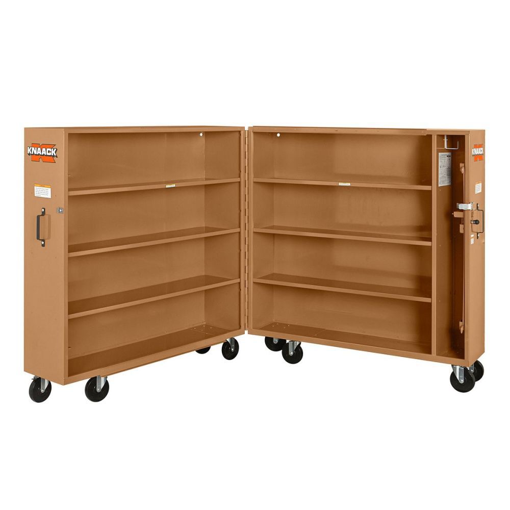Knaack Model 100 60.9 Cu-Ft. Tan Steel Rolling Cabinet, large image number 3