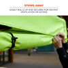 Ergodyne 10 Ft x 10 Ft Pop-Up Tent Sidewall Hi-Vis Green, small image number 5