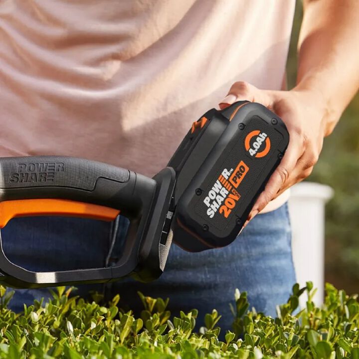 Worx PowerShare Pro 20V 4Ah Lithium Ion Power Tool Battery Pack with Fuel Indicator, large image number 5
