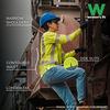 Ergodyne GloWear 8374 Womens Essential Class 3 Long Sleeve Shirt Hi-Vis Lime Medium, small image number 3