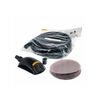 Mirka 6 Inch Diameter Black Dust-Free Roundy Sanding Block Kit, small image number 2