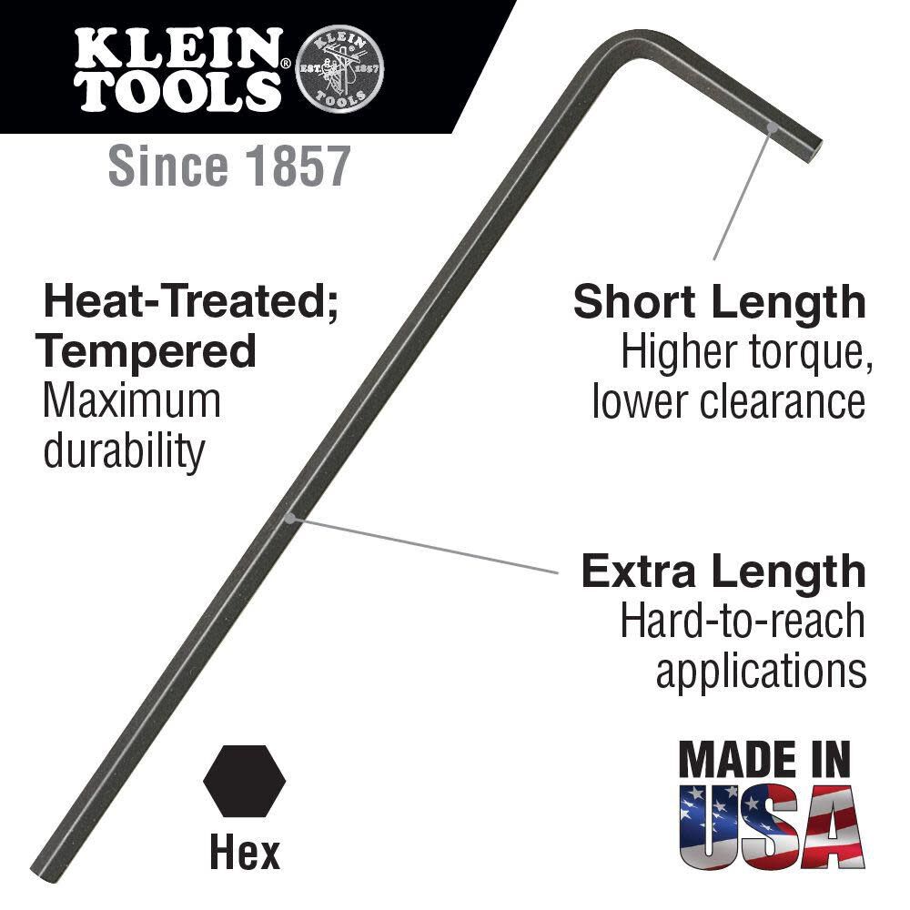 Klein Tools Long-Arm Hex-Key (2 mm), large image number 2