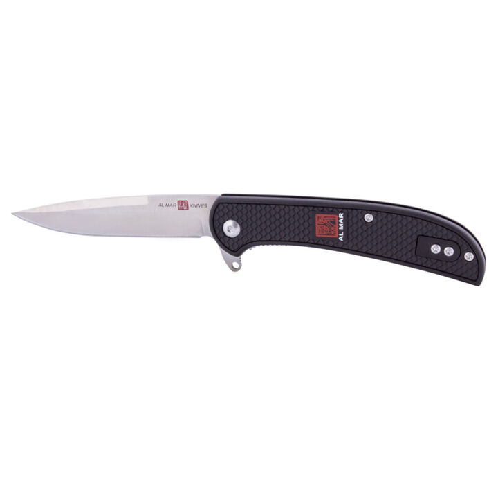 AL MAR Knives Ultralight 3.15in Folding Knife, Black