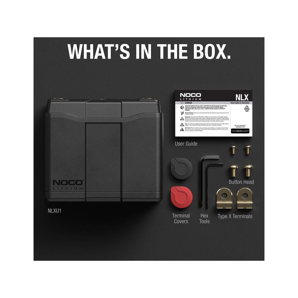 Noco 40Ah Group U1 Rechargeable Li-Iron Phosphate (LiFePO4) Battery, large image number 2