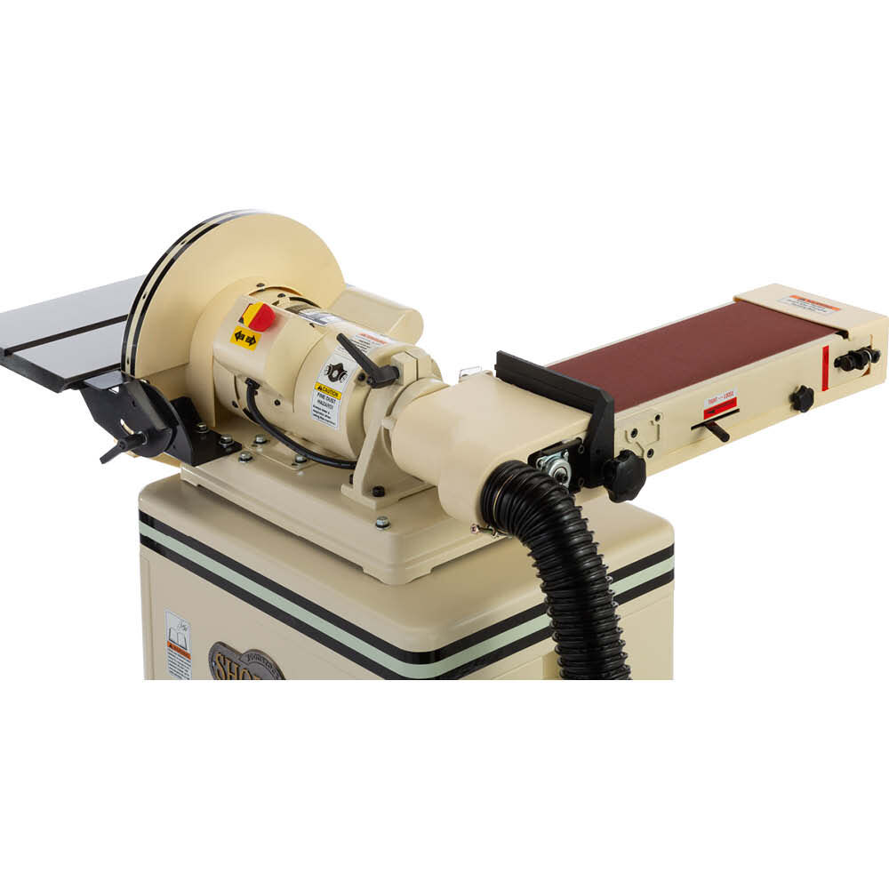 Shop Fox 1-1/2 HP 6in Belt/ 12in Disc Combination Sander, large image number 3