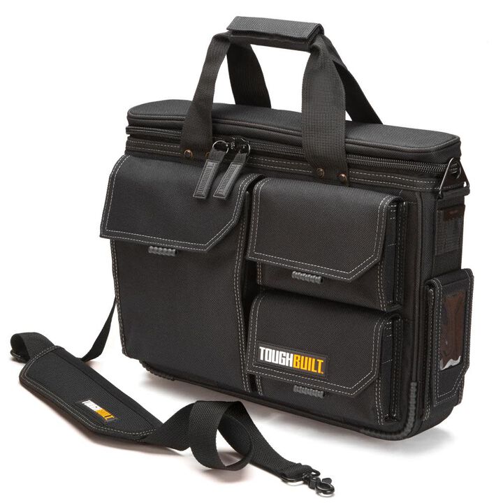 Toughbuilt Quick Access Laptop Bag with Shoulder Strap Medium