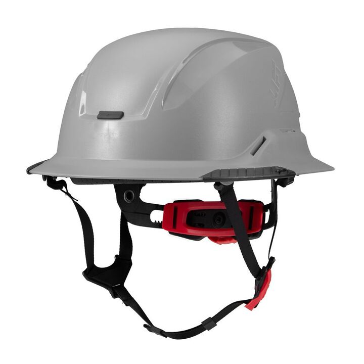 Lift Safety RADIX Type 2 Full Brim Hard Hat, Non-Vented, Gray