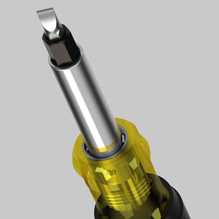 Klein Tools Multi-Bit Screwdriver/Nut Driver 10-in-1 Heavy Duty, large image number 6