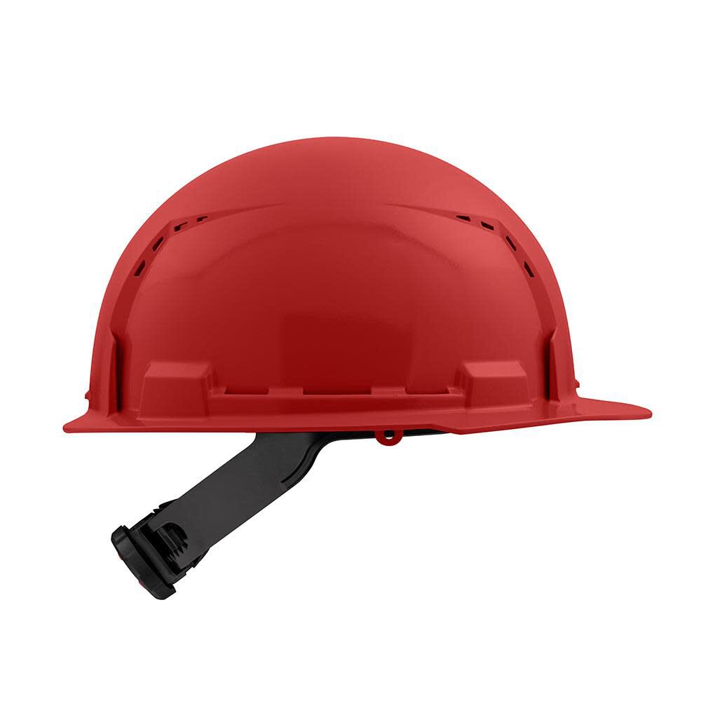 Milwaukee Front Brim Vented Hard Hat with 4pt Ratcheting Suspension Type 1 Class C Red, large image number 14